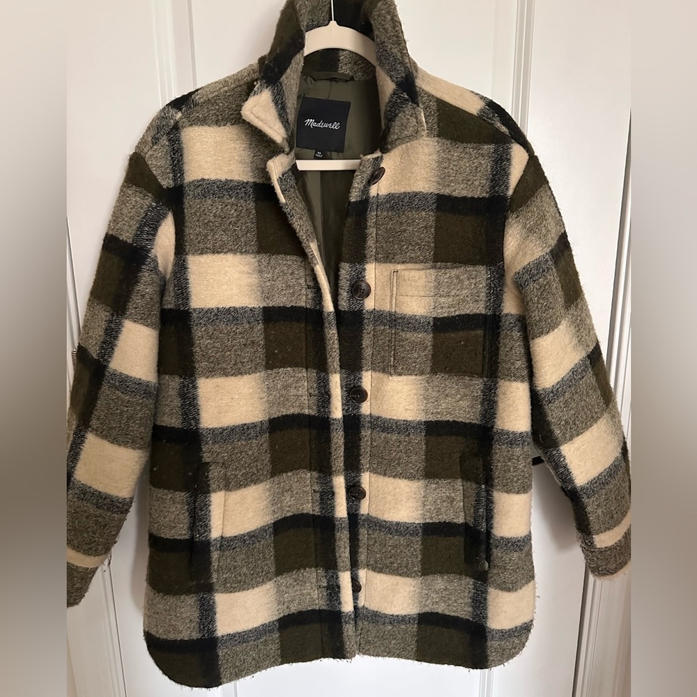 Madewell plaid coat